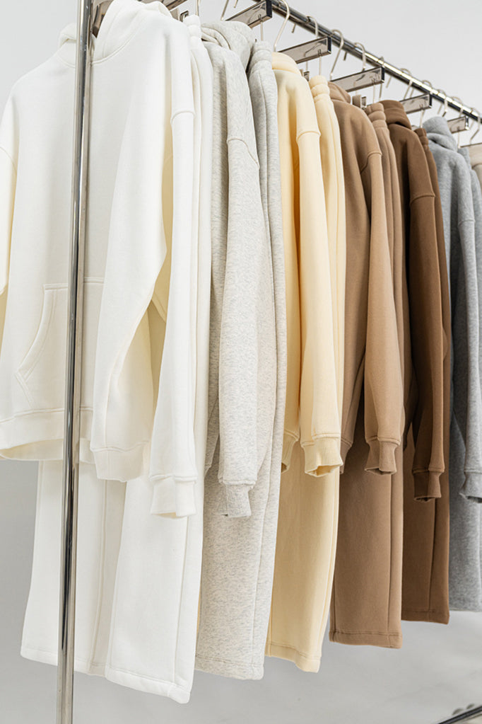 Pantaloni della tuta spessi in velluto di peluche casual