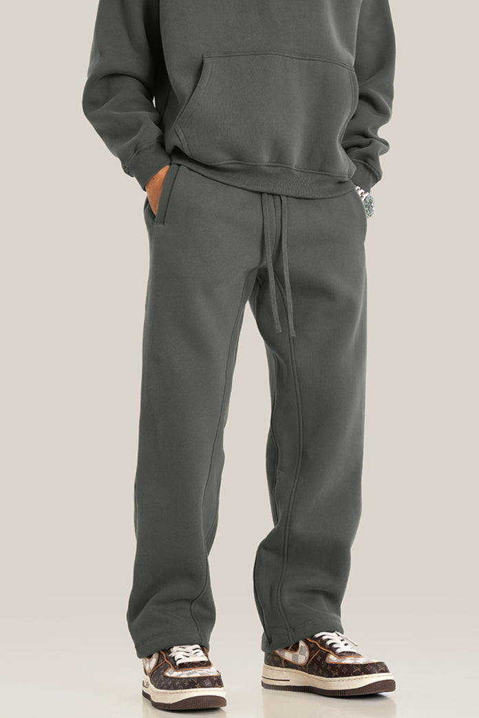 Pantaloni della tuta da uomo in velluto spesso casual