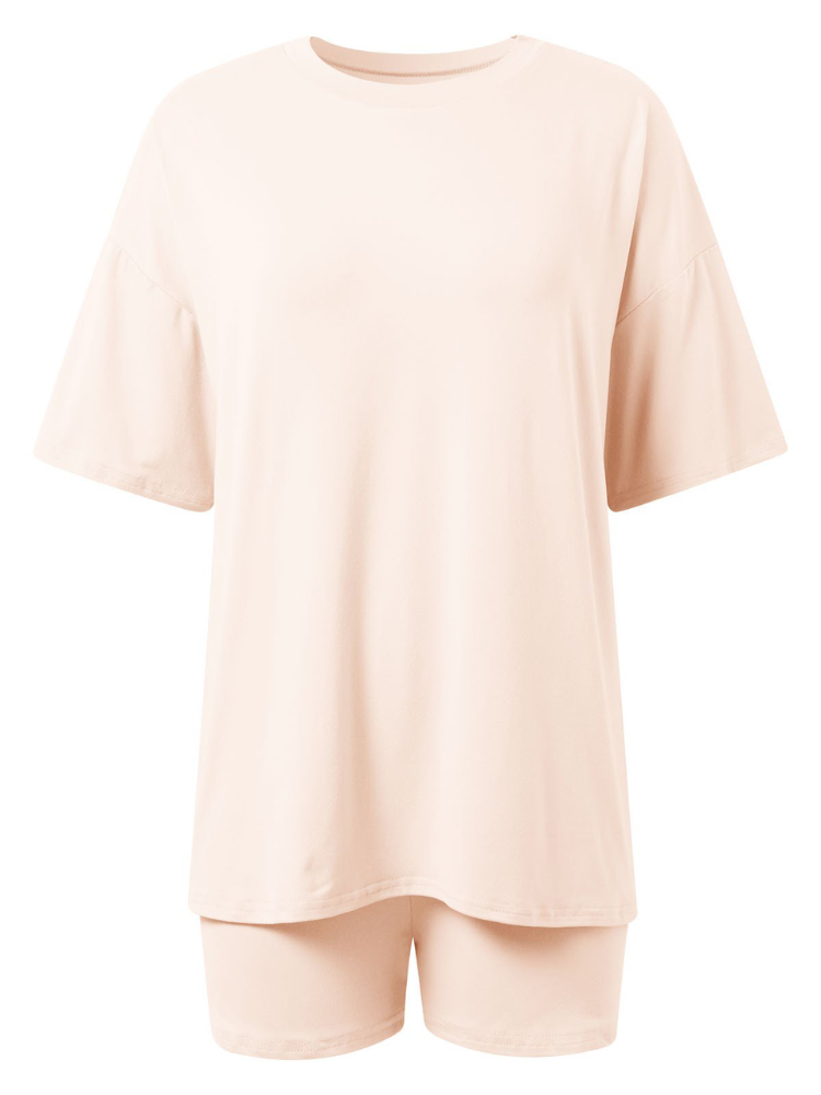 Completo da salotto morbido ed elasticizzato da donna: comodo ed elegante completo da 2 pezzi