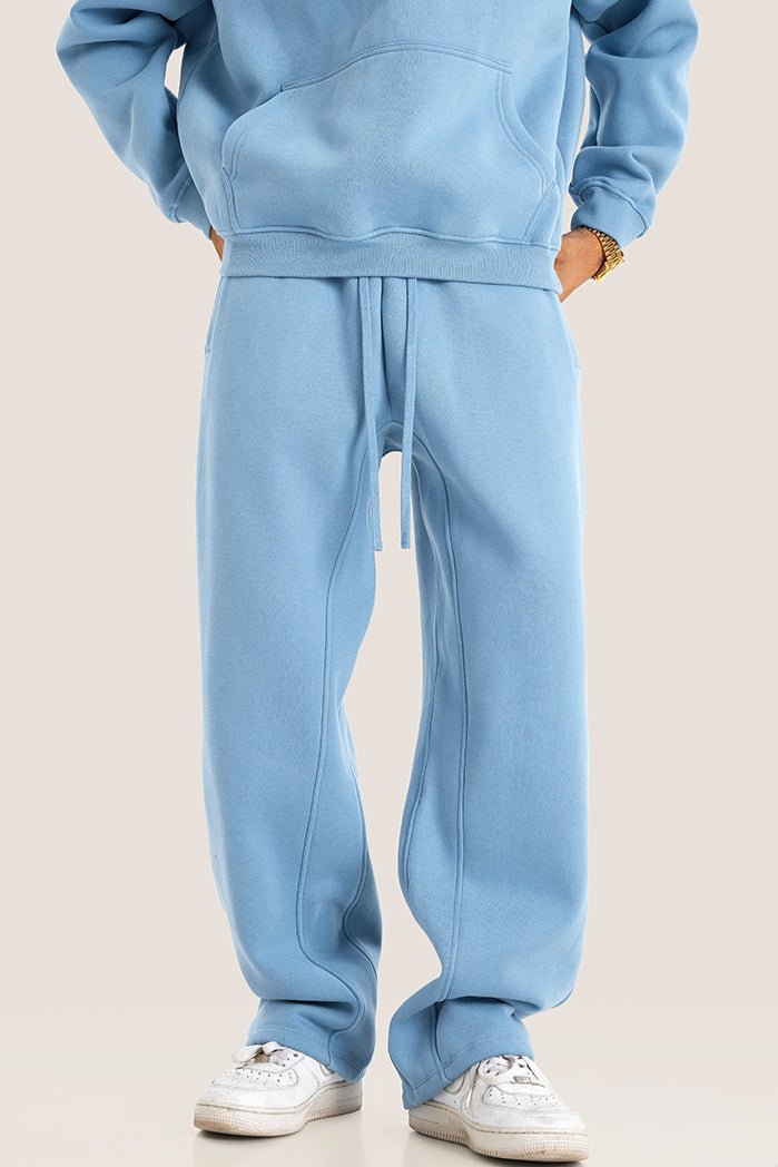 Pantaloni della tuta spessi in velluto di peluche casual