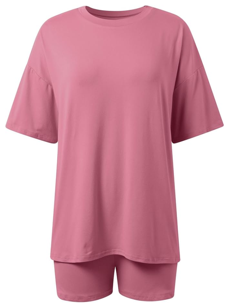 Completo da salotto morbido ed elasticizzato da donna: comodo ed elegante completo da 2 pezzi