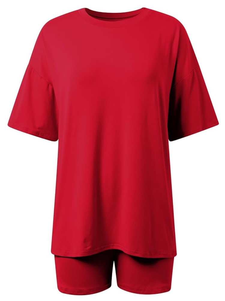 Completo da salotto morbido ed elasticizzato da donna: comodo ed elegante completo da 2 pezzi