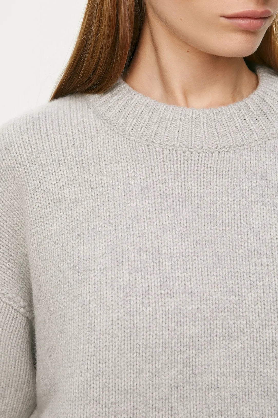 Maglione oversize casual color crema