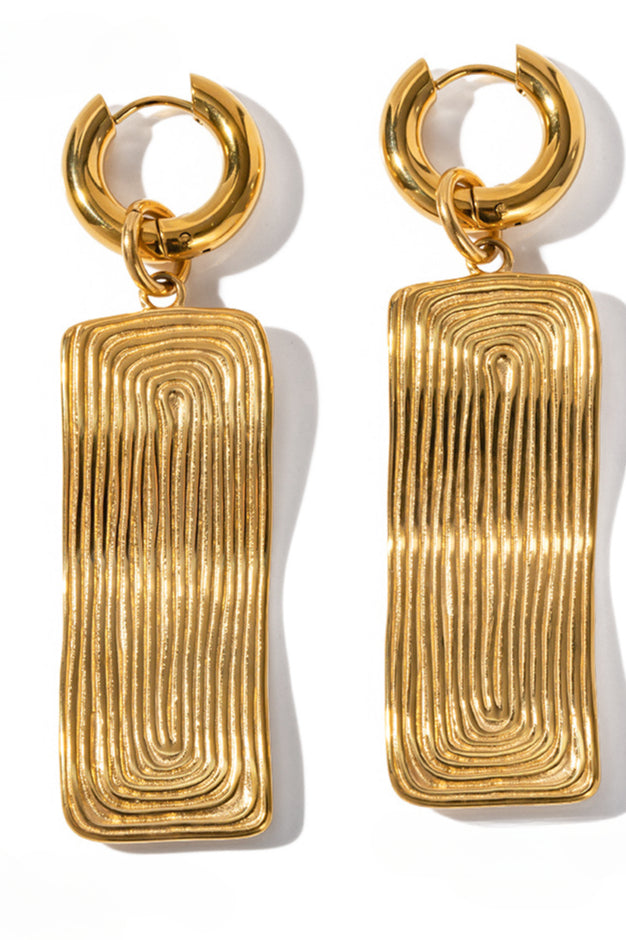 Collana geometrica contemporanea in oro