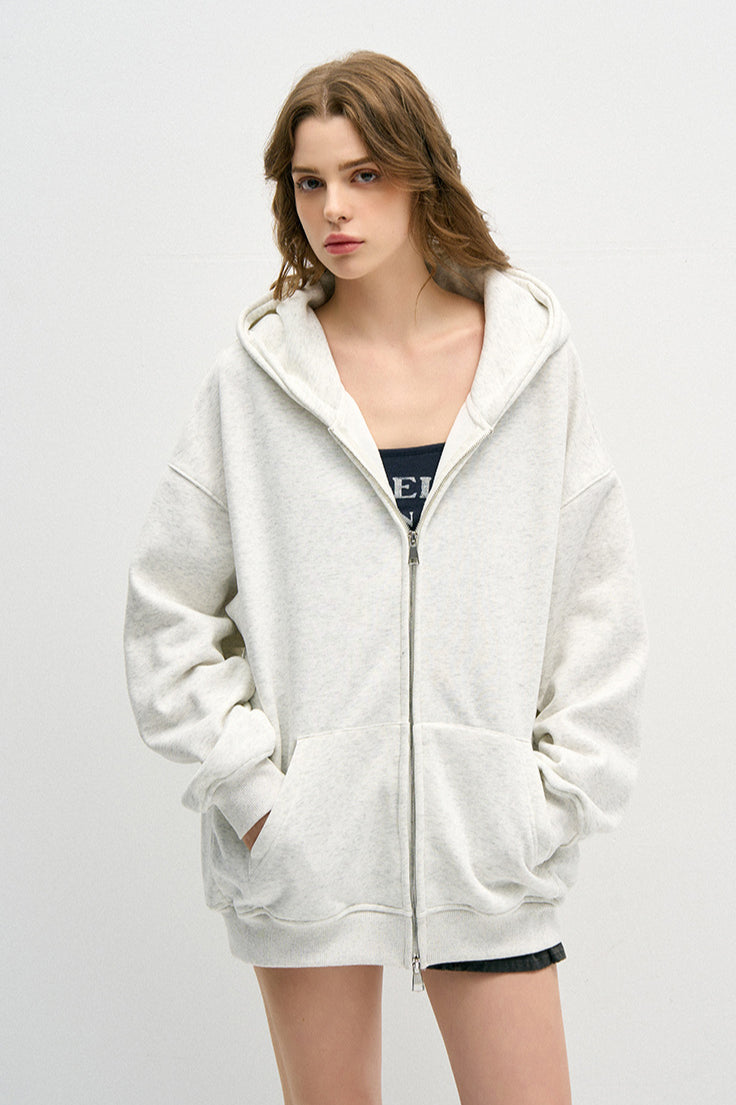 Felpa da donna con cappuccio e zip Capispalla casual e accogliente