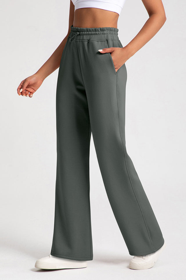 Pantaloni da salotto a gamba larga da donna