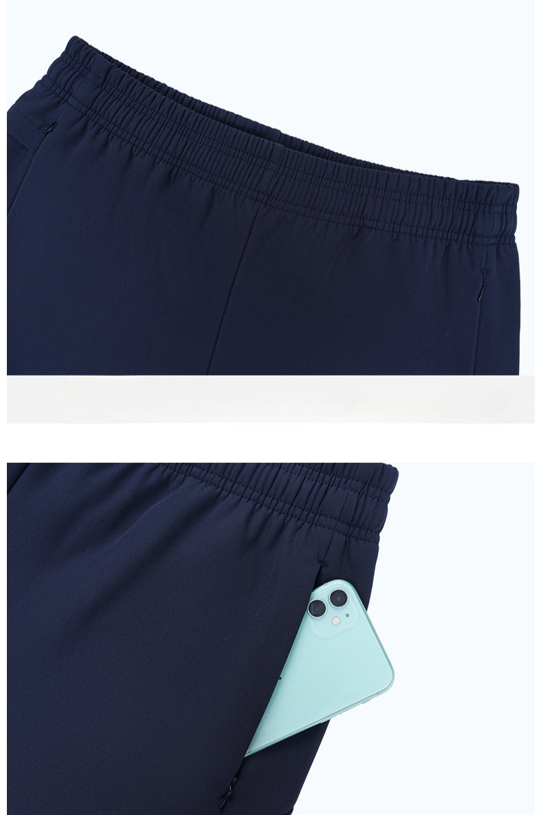 Pantaloni sportivi impermeabili con elastico in vita