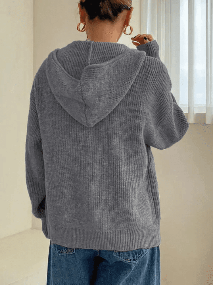 Cardigan con cappuccio autunnale Warmth & Whispers