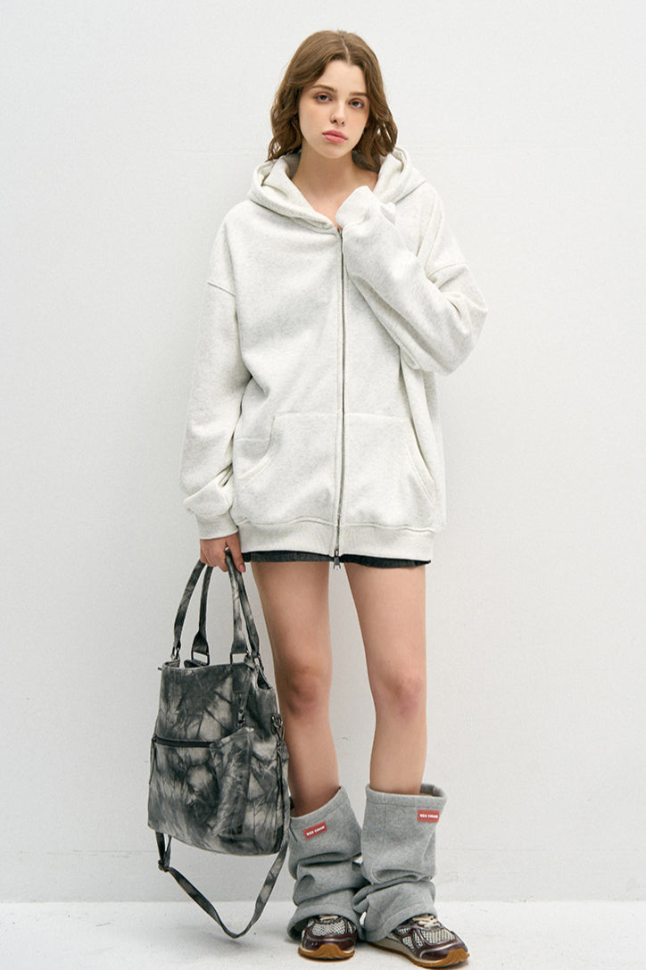 Felpa da donna con cappuccio e zip Capispalla casual e accogliente