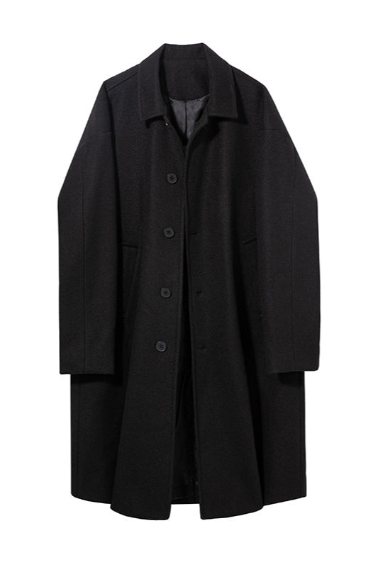 Cappotto classico senza tempo in lana da uomo