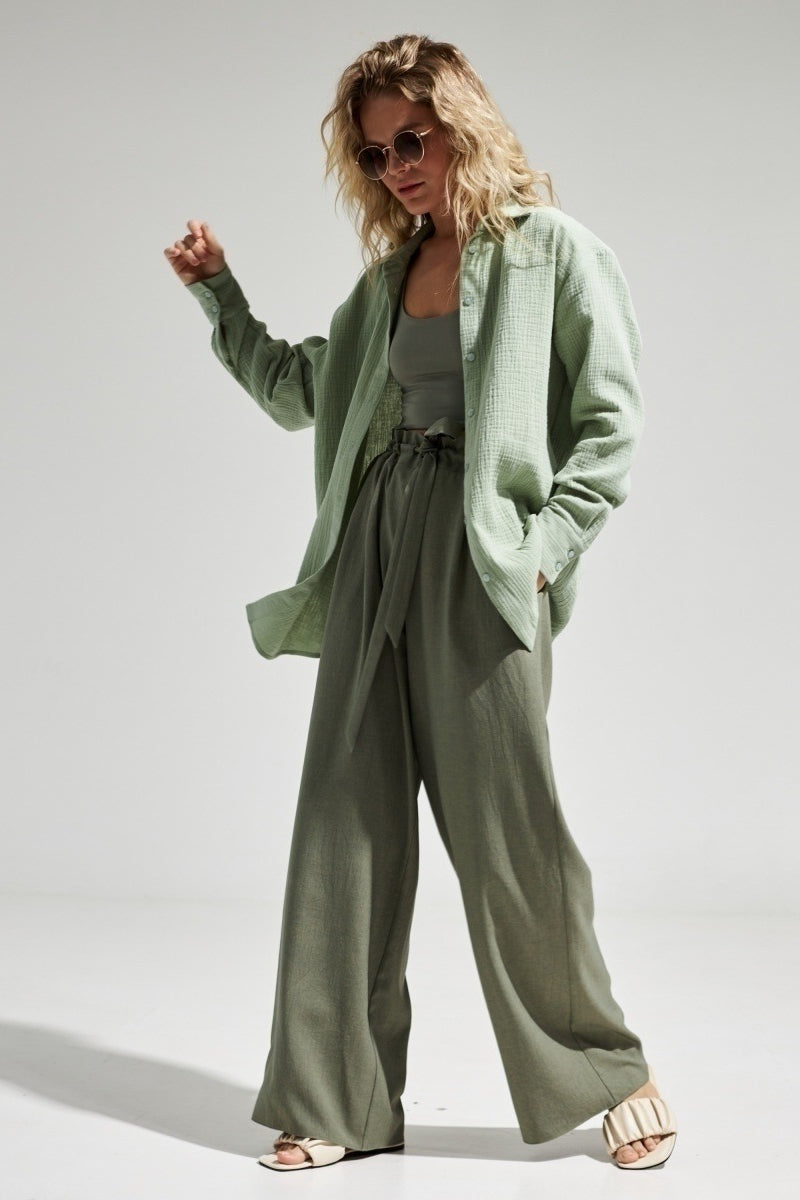 Camicia oversize con bottoni Radiant Frame