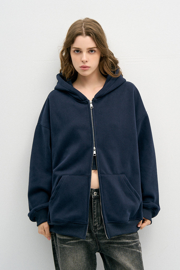 Felpa da donna con cappuccio e zip Capispalla casual e accogliente