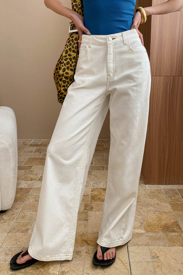 The Ivory - Denim a gamba larga