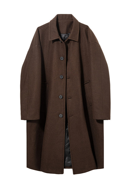 Cappotto classico senza tempo in lana da uomo