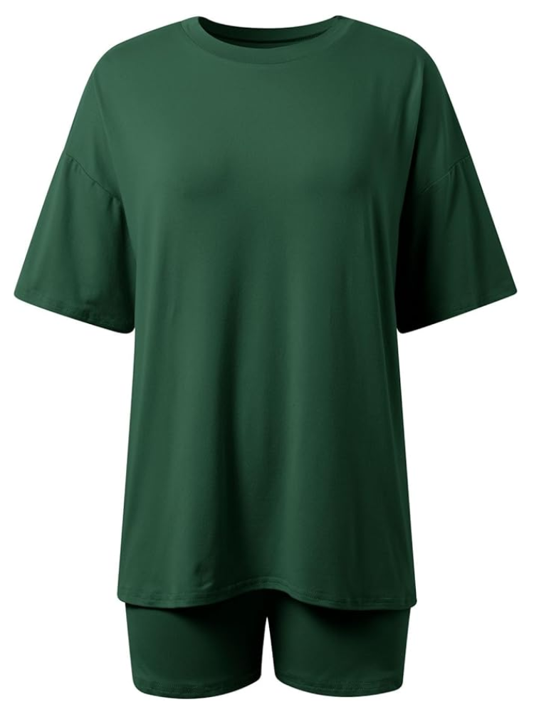 Completo da salotto morbido ed elasticizzato da donna: comodo ed elegante completo da 2 pezzi