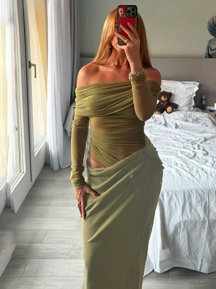 Abito drappeggiato Vesper Allure