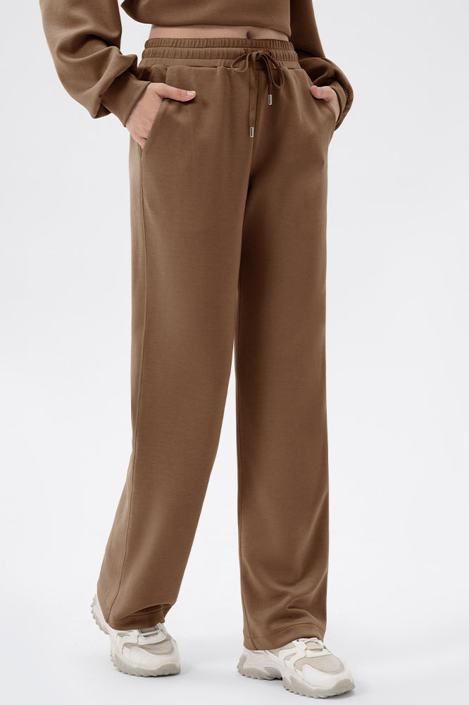 Pantaloni della tuta attivi a vita alta