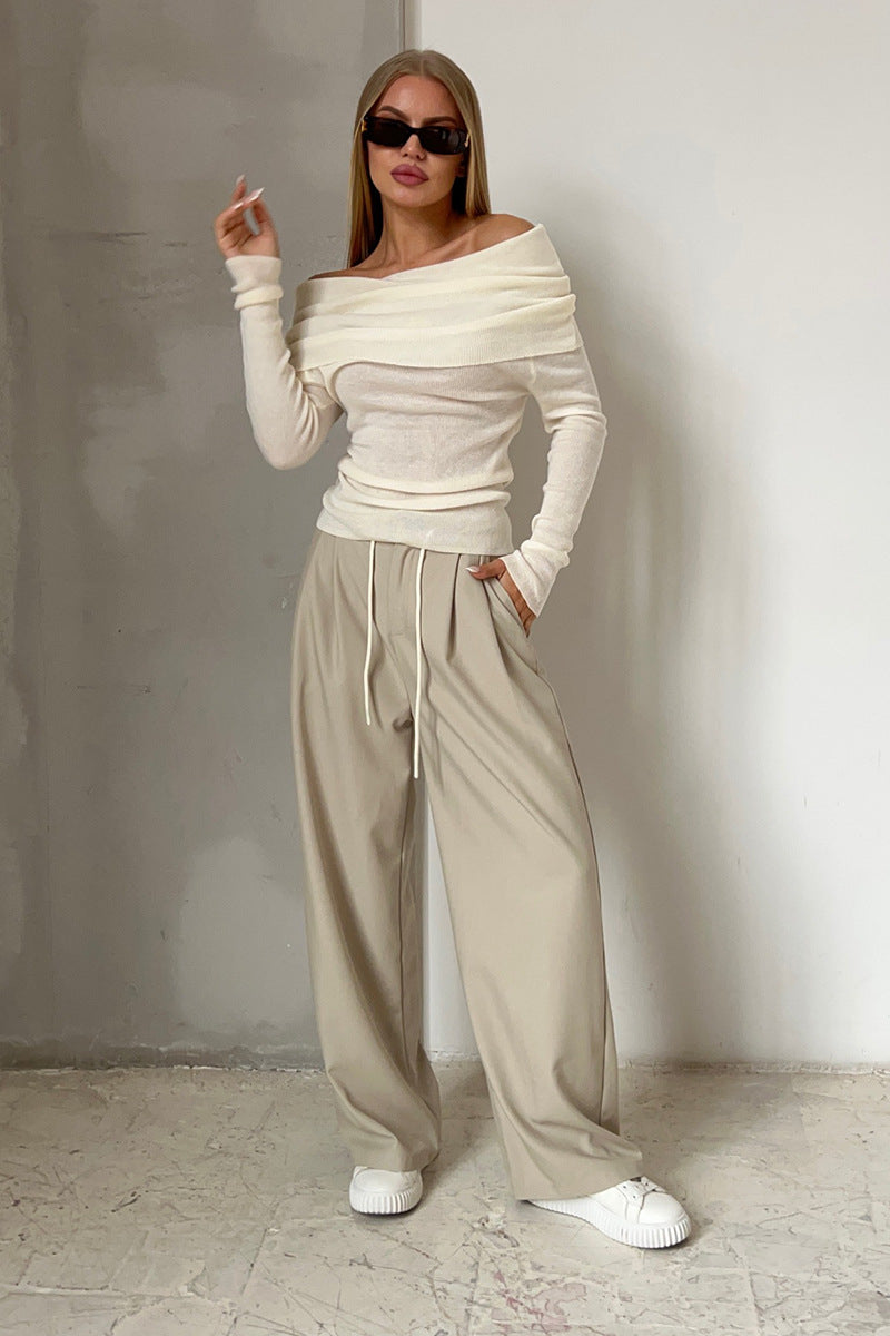 Maglione con spalle scoperte Serene Drape