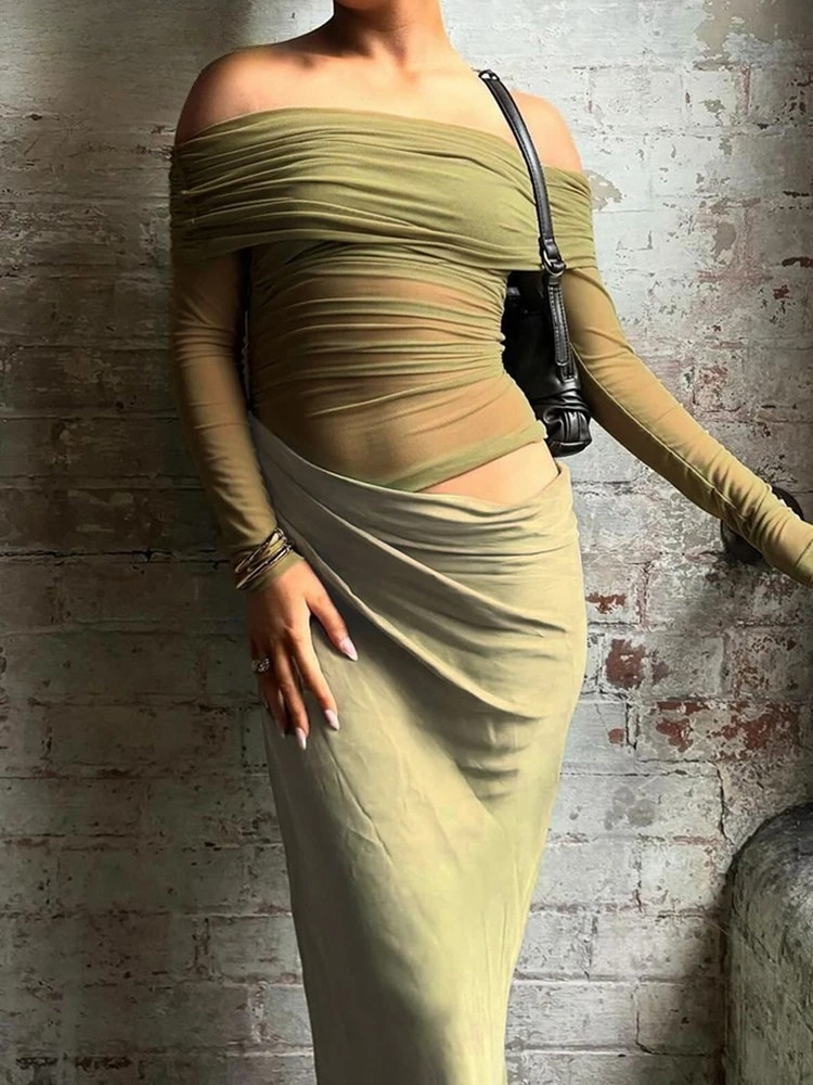 Abito drappeggiato Vesper Allure