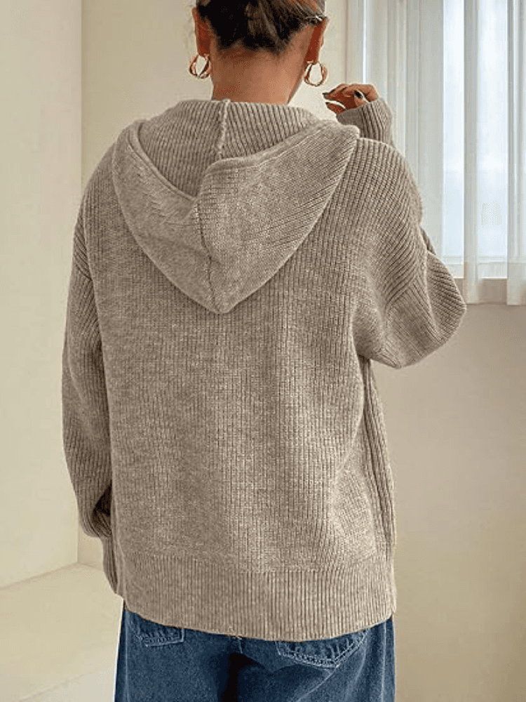 Cardigan con cappuccio autunnale Warmth & Whispers