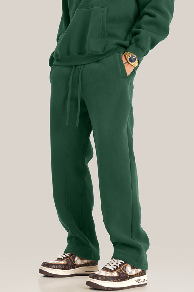 Pantaloni della tuta spessi in velluto di peluche casual