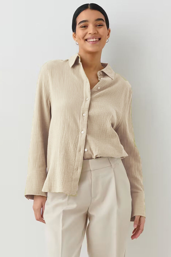 Camicia oversize con bottoni Radiant Frame