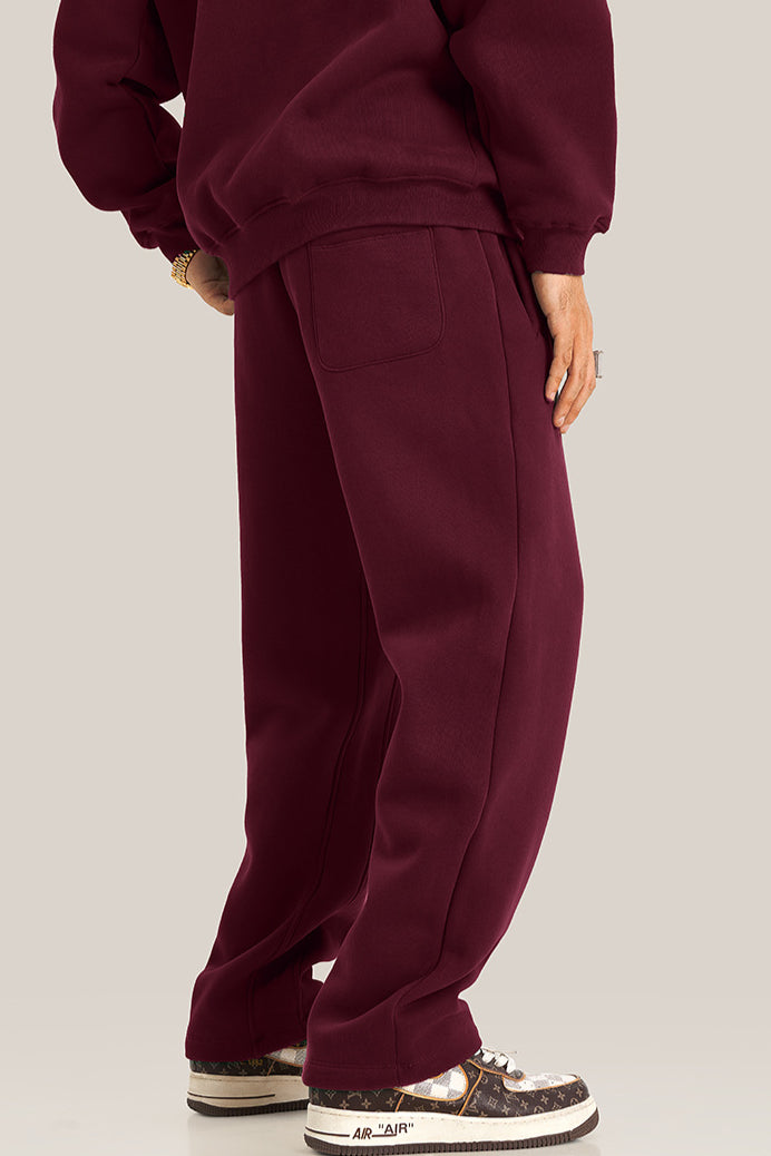 Pantaloni della tuta spessi in velluto di peluche casual