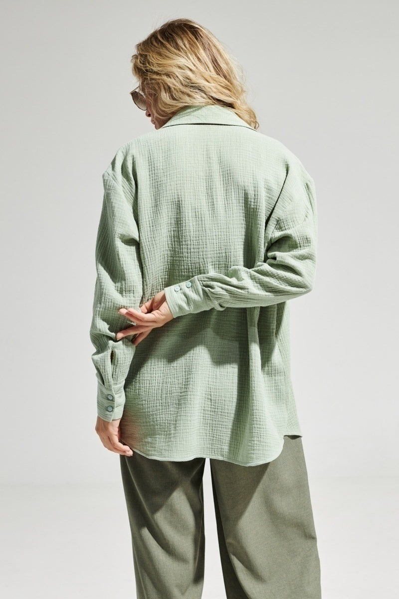 Camicia oversize con bottoni Radiant Frame