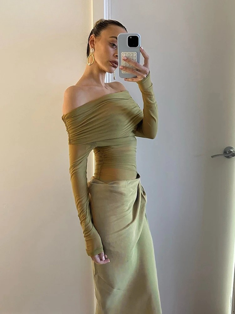 Abito drappeggiato Vesper Allure