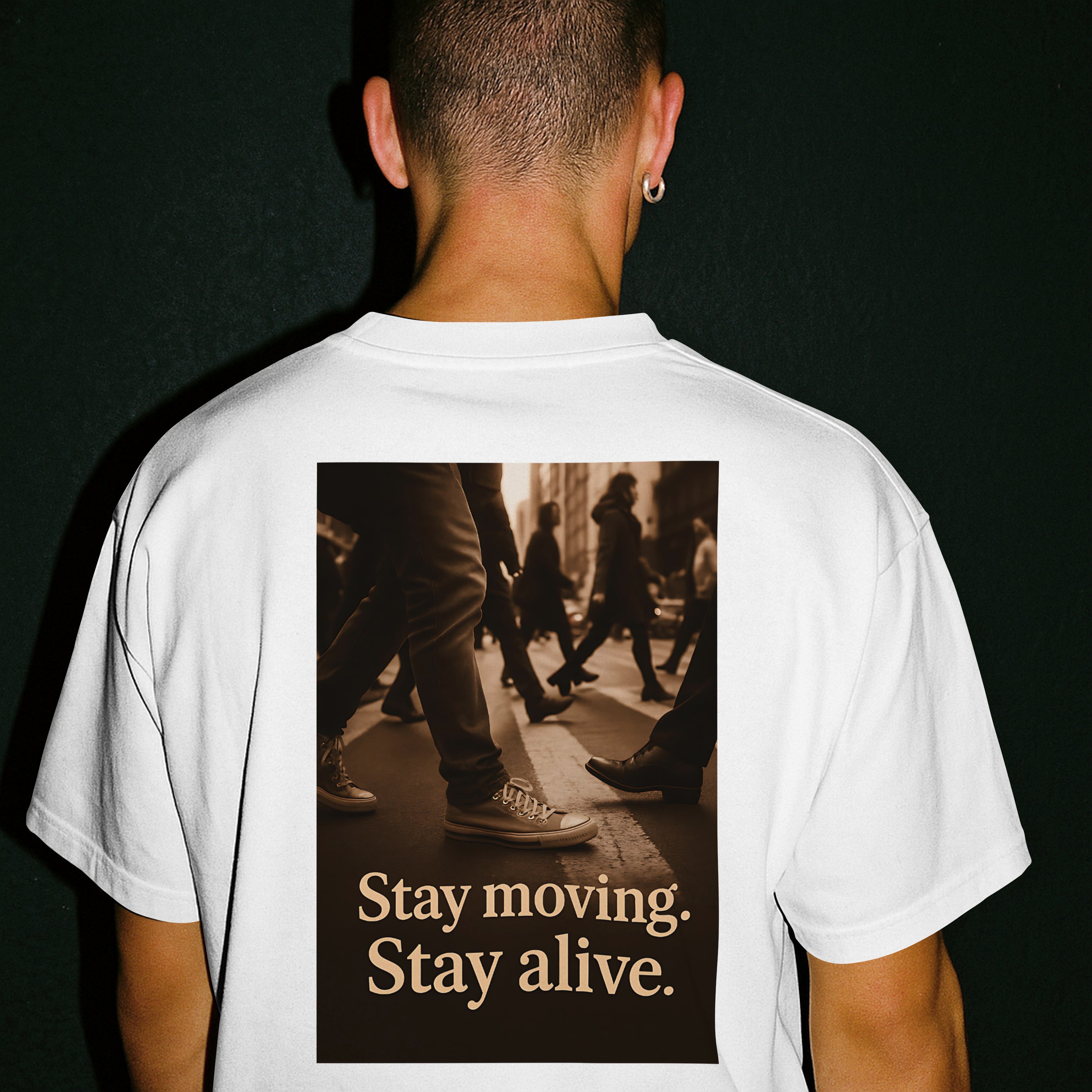 Maglietta classica Stay Moving
