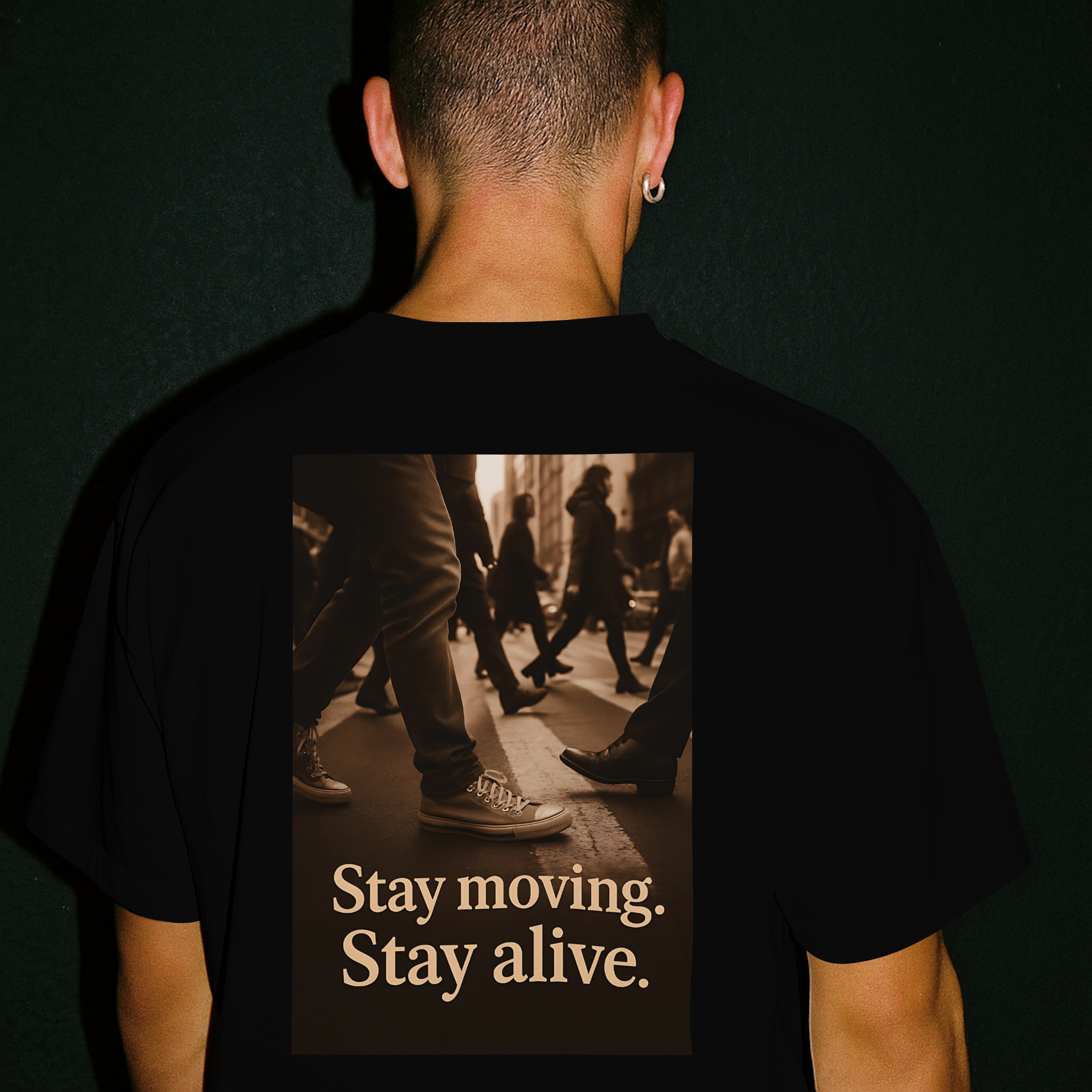 Maglietta classica Stay Moving