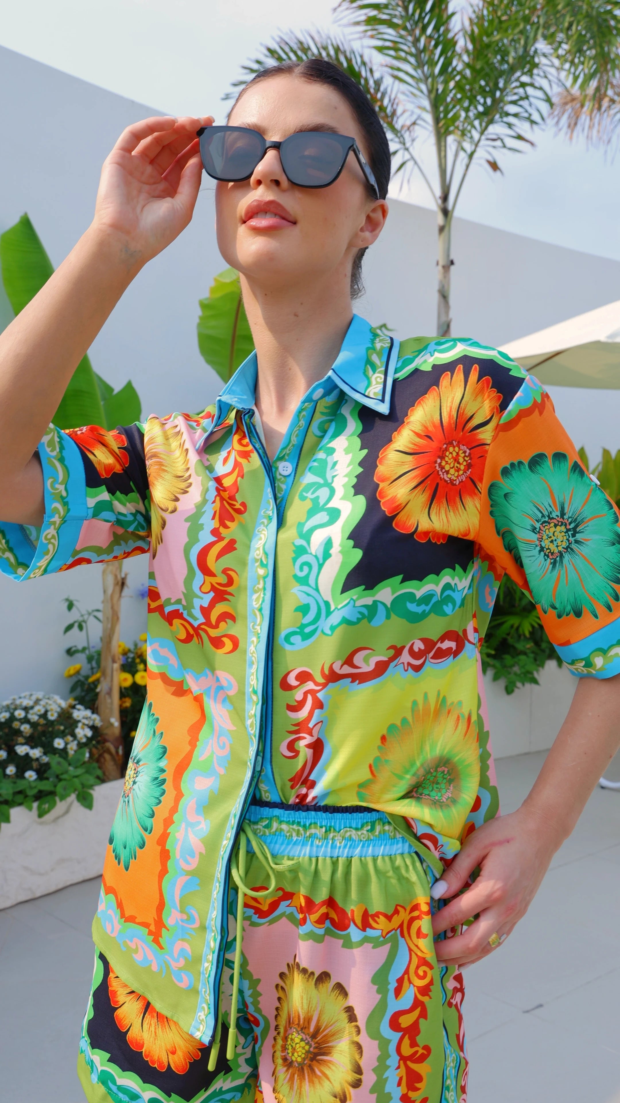 The Palm Springs - Completo maglietta e pantaloncini
