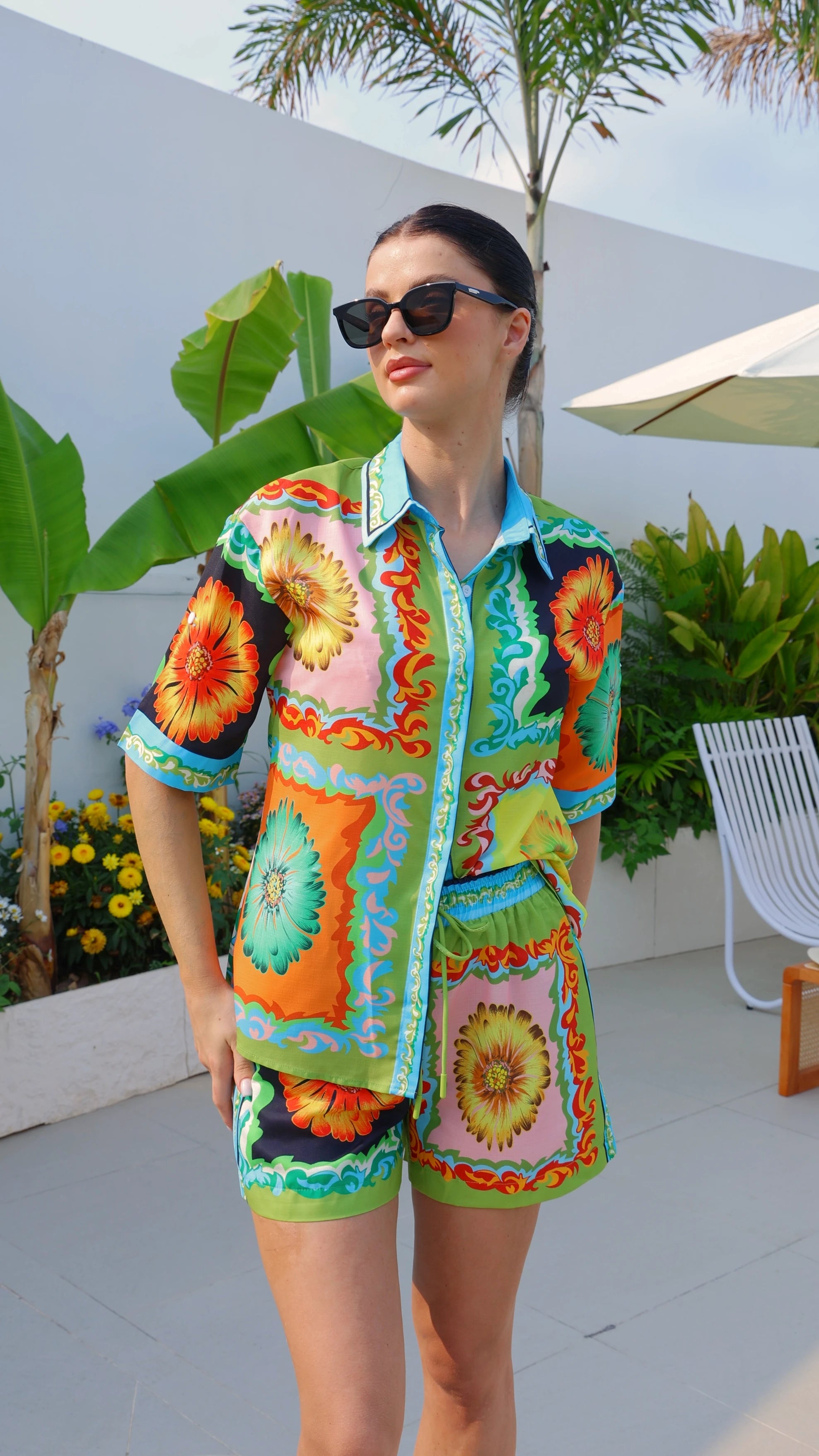 The Palm Springs - Completo maglietta e pantaloncini