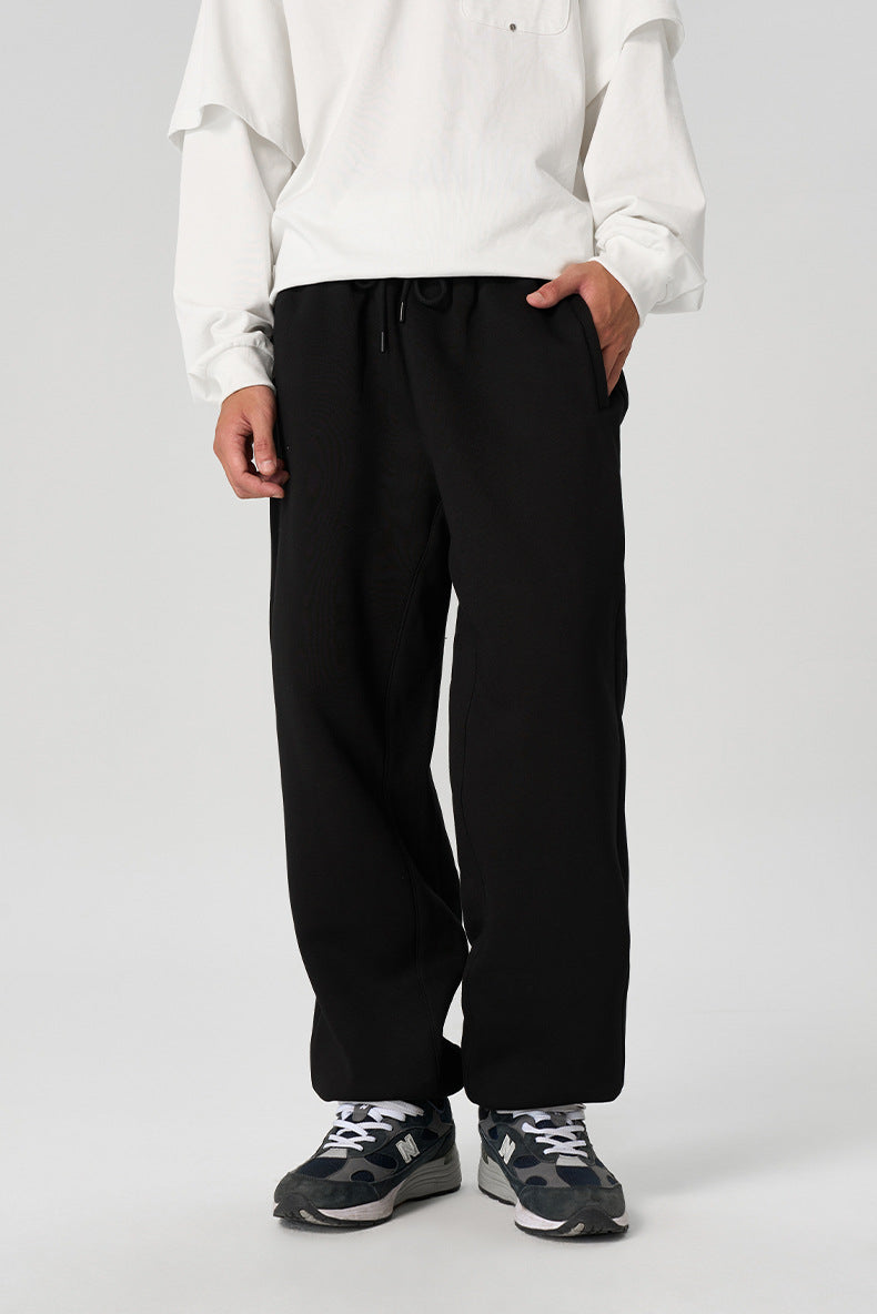 Pantaloni della tuta in cotone con elastico in vita