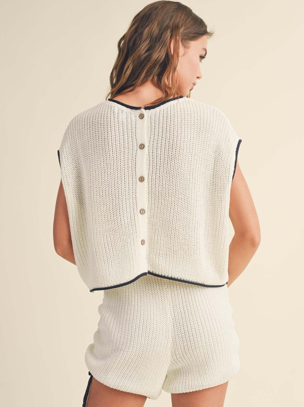 Set camicia girocollo e pantaloncini