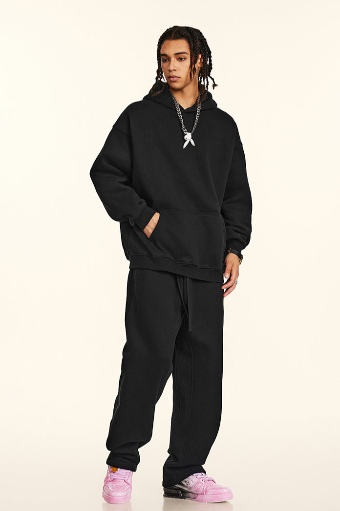Pantaloni della tuta spessi in velluto casual da uomo