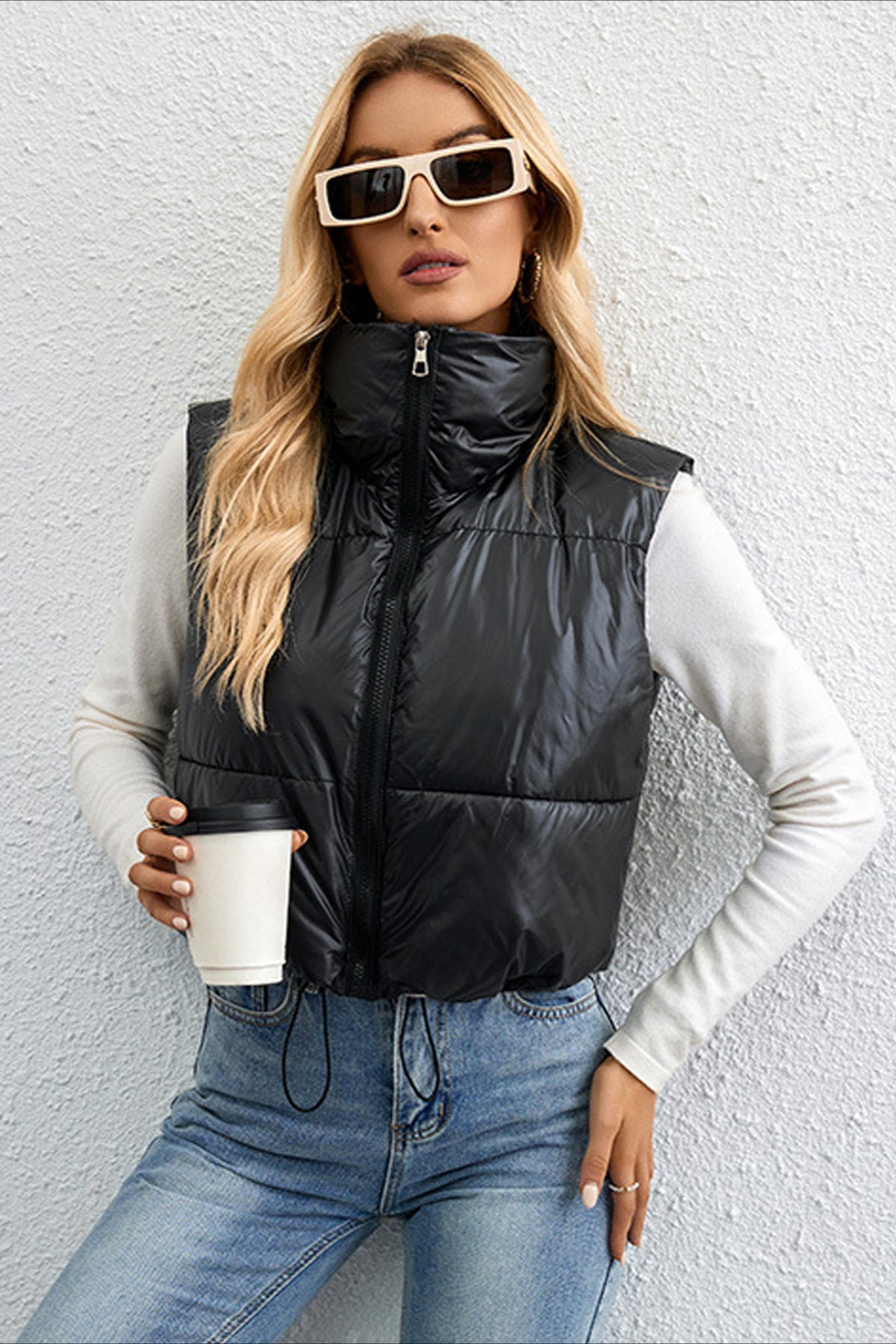Gilet imbottito casual ed elegante