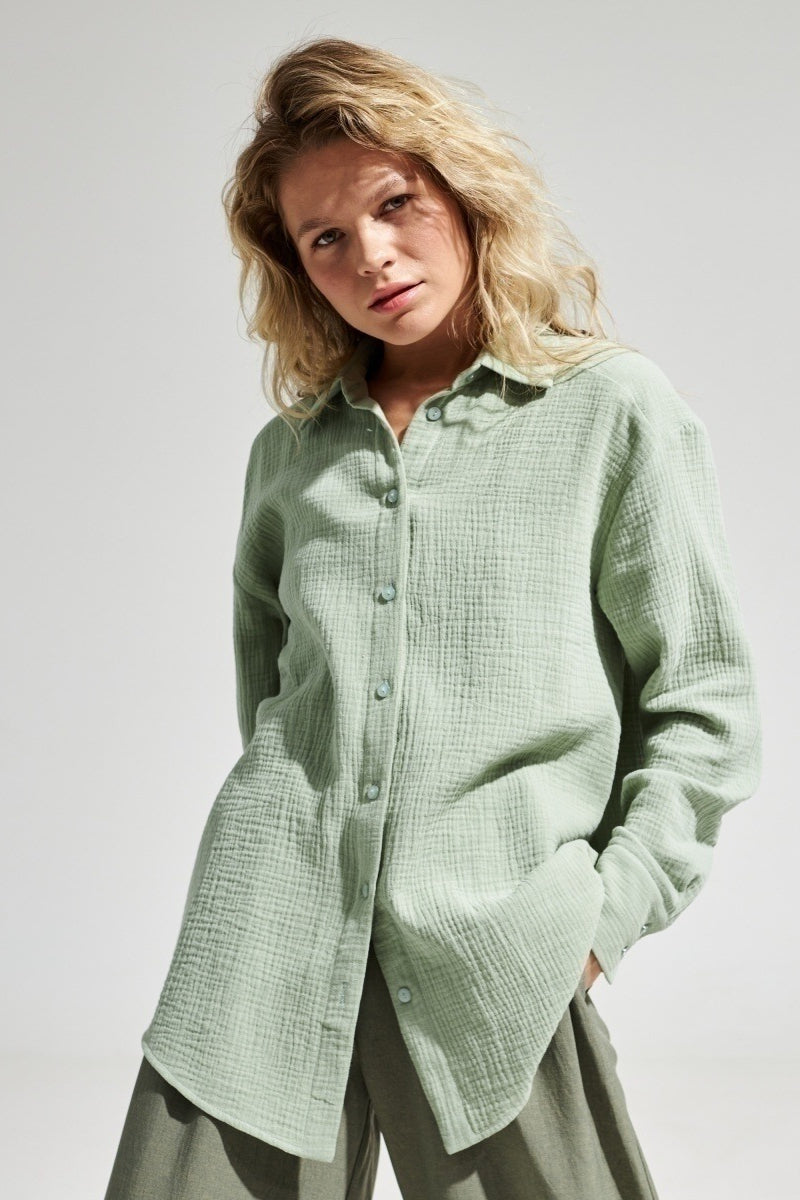 Camicia oversize con bottoni Radiant Frame