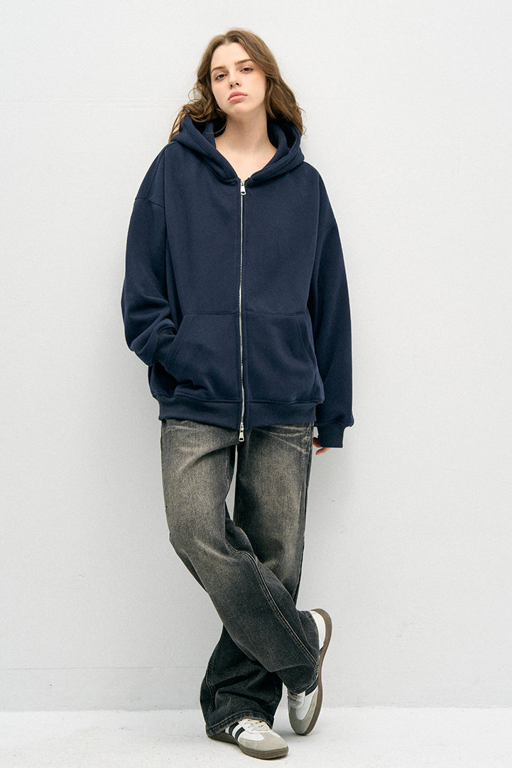 Felpa da donna con cappuccio e zip Capispalla casual e accogliente