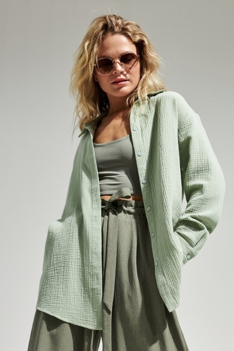 Camicia oversize con bottoni Radiant Frame