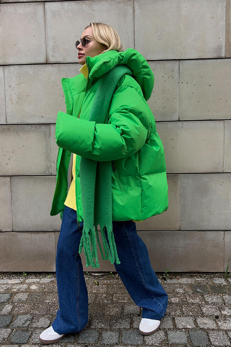 Elegante piumino oversize da donna