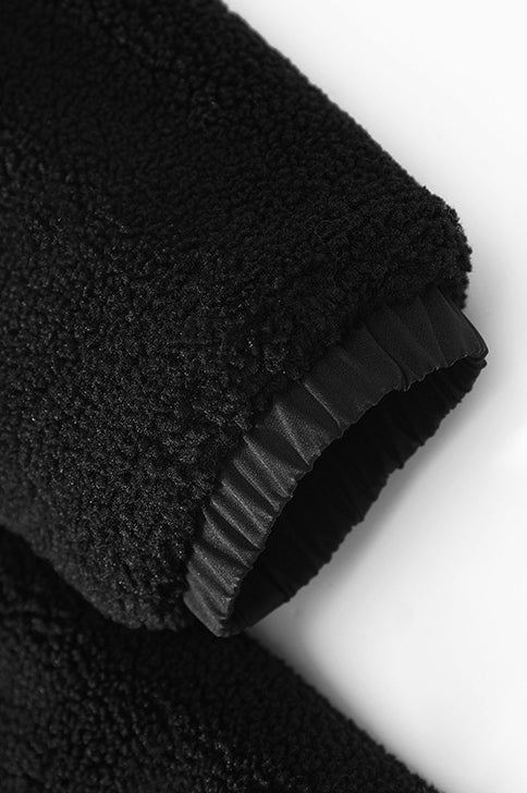 Giacca in pile da uomo con zip sul davanti