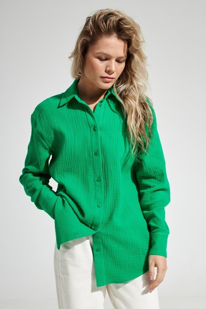 Camicia oversize con bottoni Radiant Frame