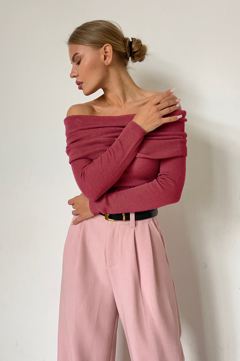 Maglione con spalle scoperte Serene Drape