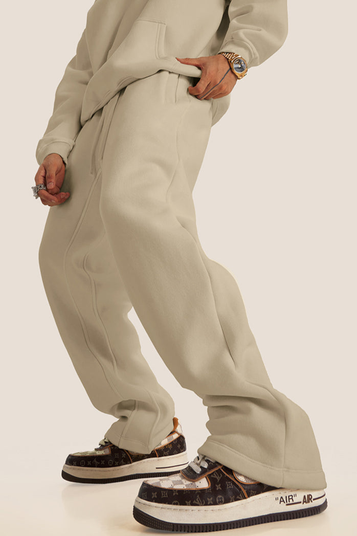 Pantaloni della tuta da uomo in velluto spesso casual