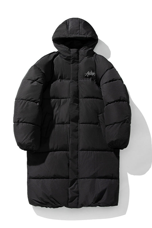 Giacca con cappuccio lunga Winter Warmth