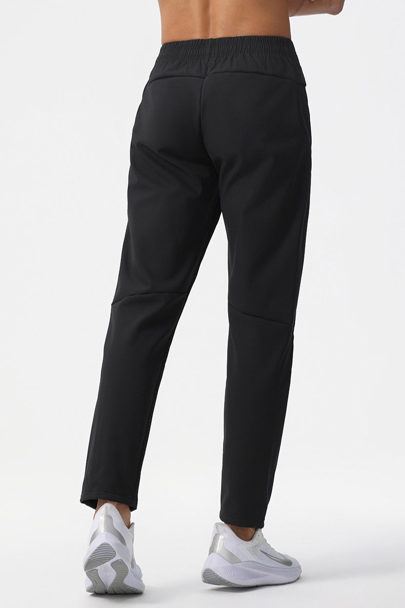 Pantaloni sportivi impermeabili con elastico in vita