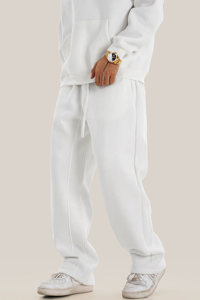 Pantaloni della tuta spessi in velluto casual da uomo