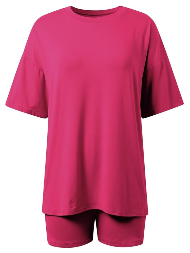 Completo da salotto morbido ed elasticizzato da donna: comodo ed elegante completo da 2 pezzi 