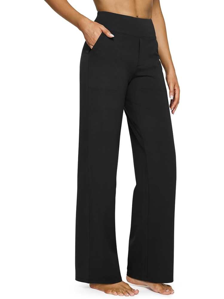 Pantaloni da donna a vita alta: sembrano pantaloni larghi, ma sembrano pantaloni da yoga